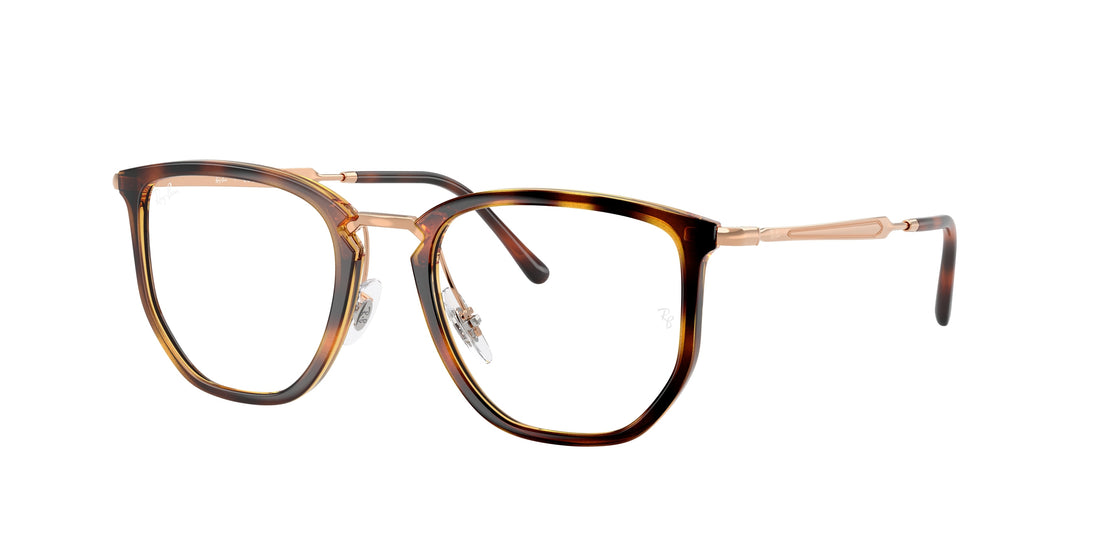Occhiali da vista ray-ban rx4451v 5687 marron irregular unisex taglia 50mm - Vista principale