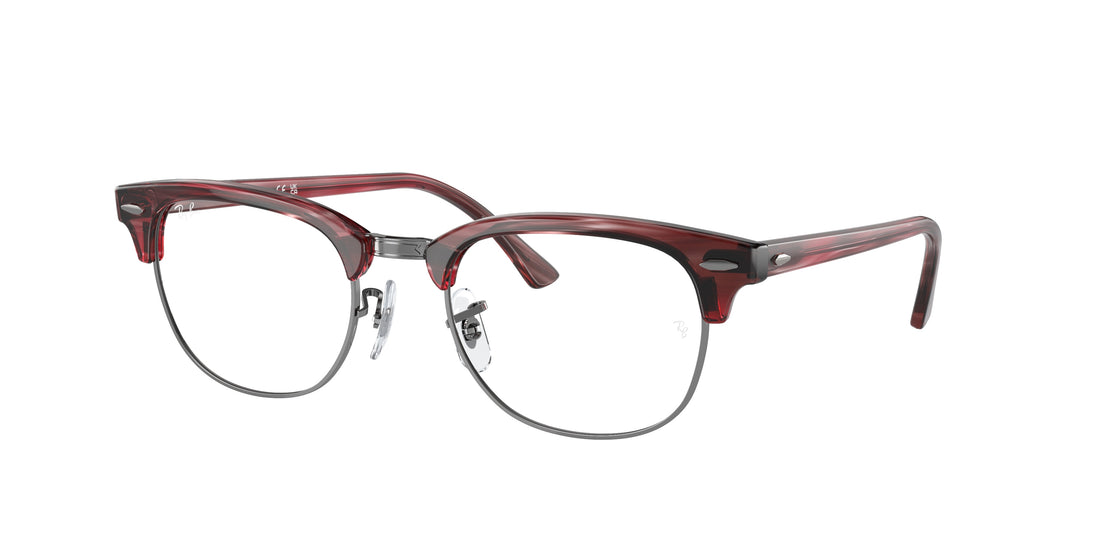 Brillen ray-ban rx5154 clubmaster 8376 rojo unisex größe 53mm - Hauptansicht