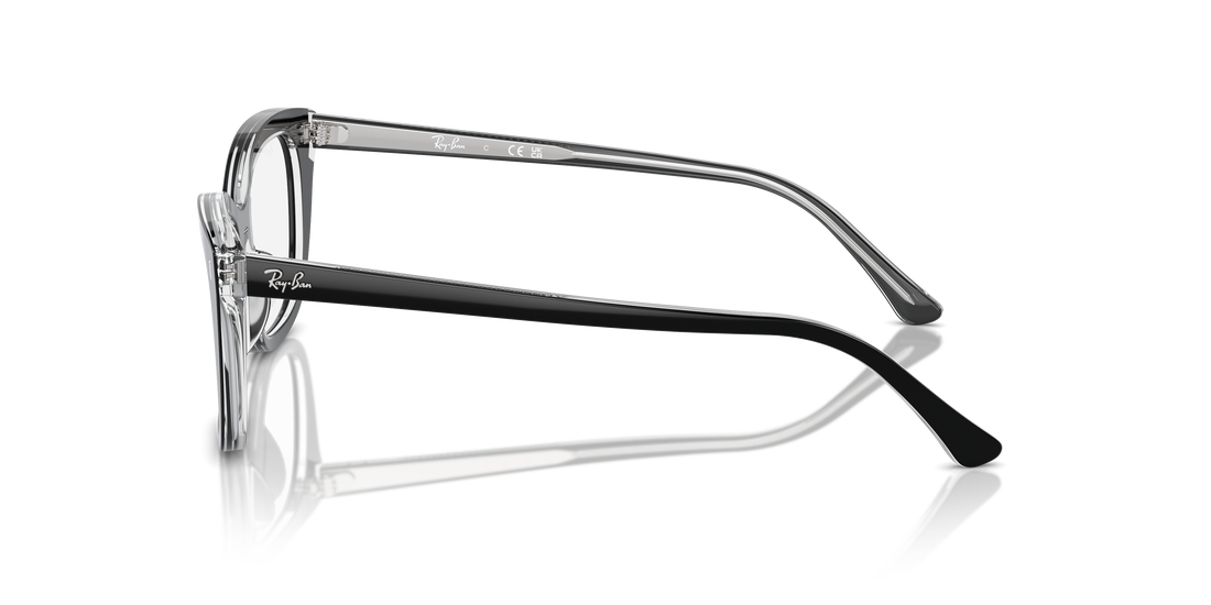 Óculos graduados ray-ban rx5433 2034 femenina tamanho 52mm - Vista de detalhe