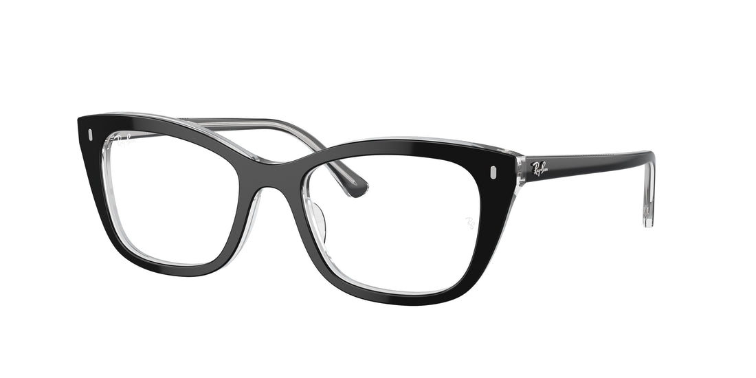 Brillen ray-ban rx5433 2034 negro femenina größe 50mm - Hauptansicht