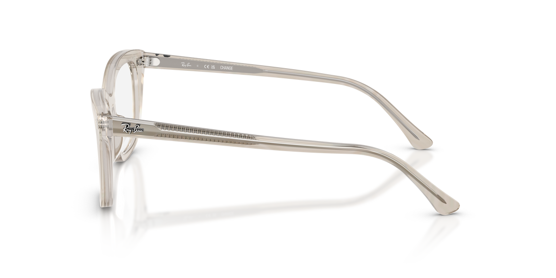 Brillen ray-ban rx5433 8291 gris pillow femenino größe 52mm - Detailansicht