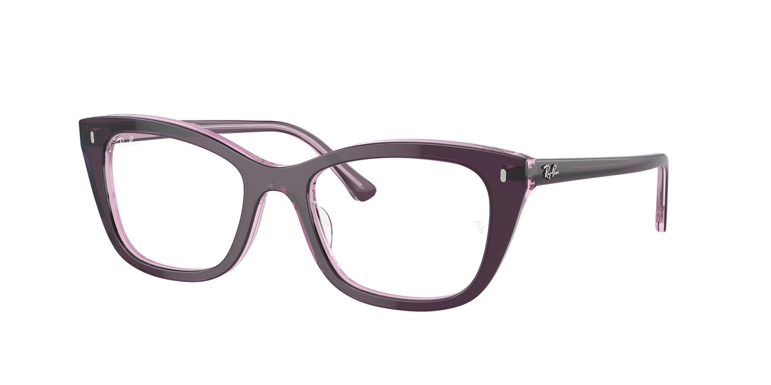 Brillen ray-ban rx5433 8364 violeta femenina größe 52mm - Hauptansicht