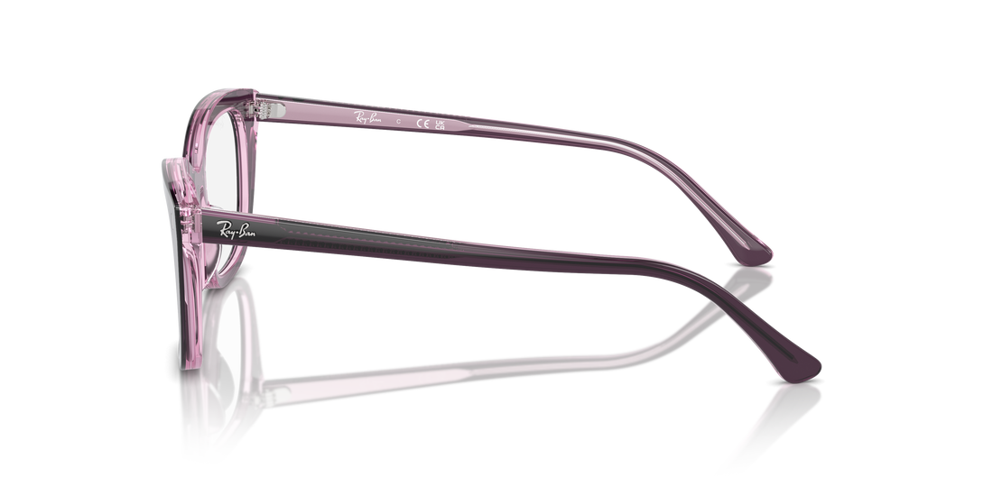 Brillen ray-ban rx5433 8364 violeta femenina größe 50mm - Detailansicht