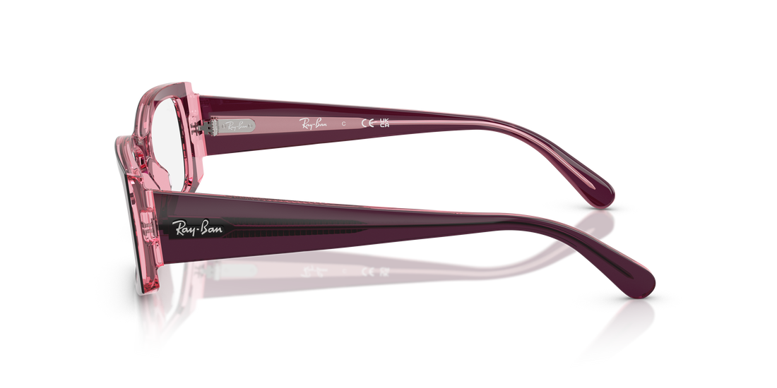 Brillen ray-ban rx5434 miriam 8364 violeta square femenina größe 52mm - Detailansicht