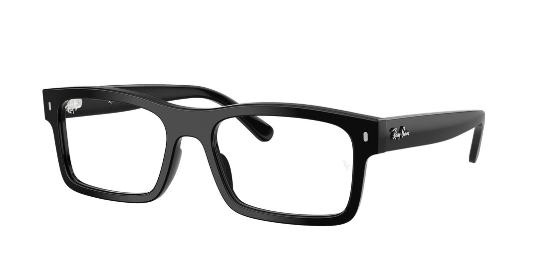 Occhiali da vista ray-ban rx5435 2000 negro rectangular unisex taglia 56mm - Vista principale