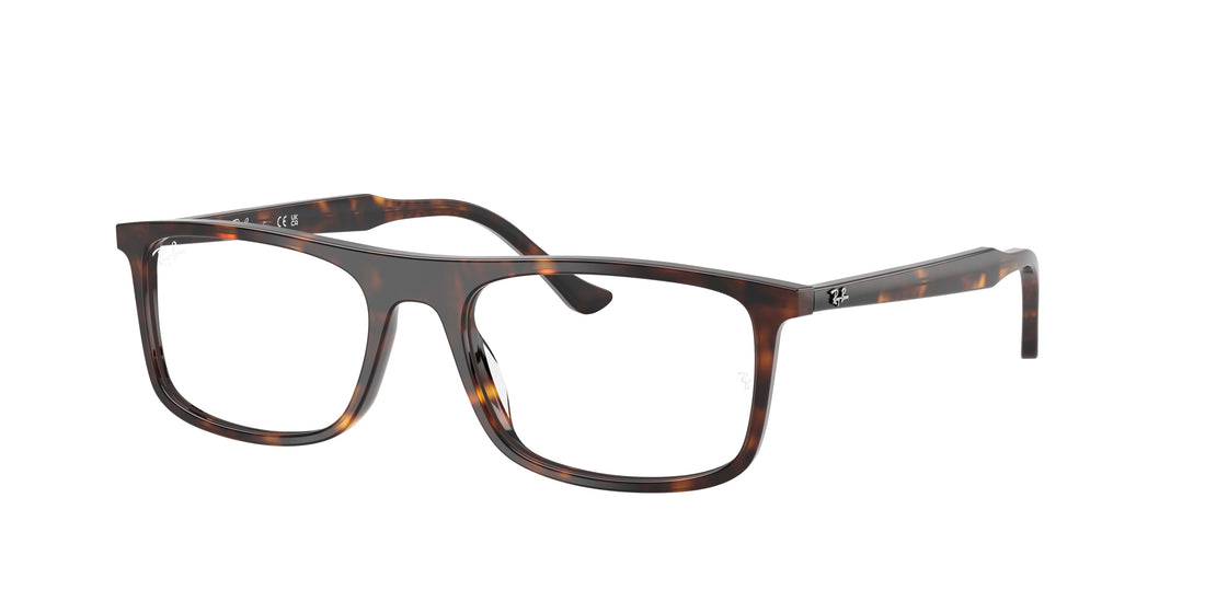 Brillen ray-ban rx5440 2012 havana rectangular unisex größe 55mm - Hauptansicht