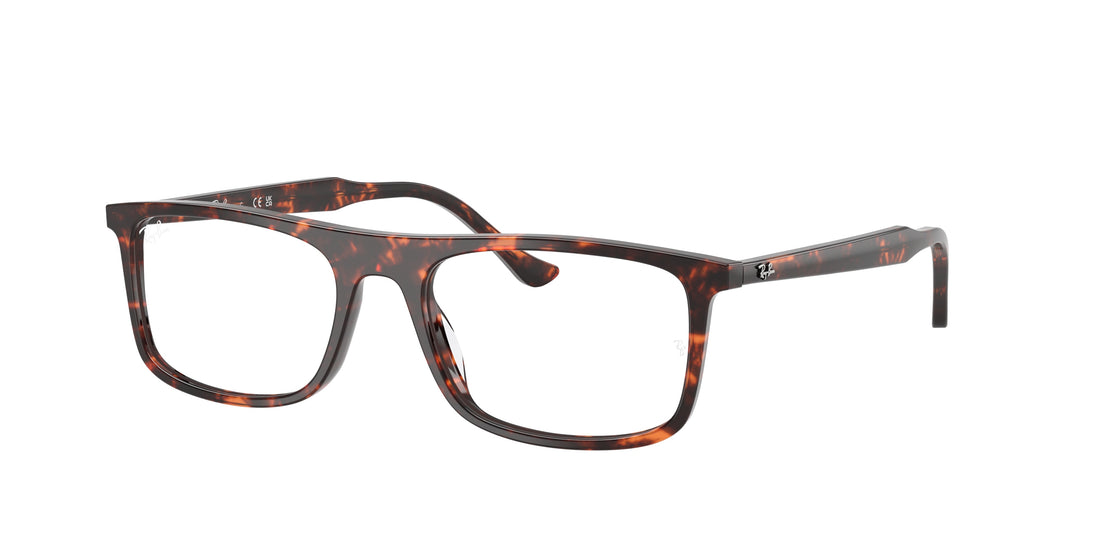 Brillen ray-ban rx5440 8423 rojo rectangular unisex größe 55mm - Hauptansicht