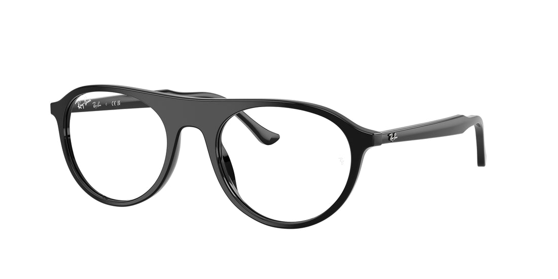 Brillen ray-ban rx5441 2000 negro square unisex größe 51mm - Hauptansicht