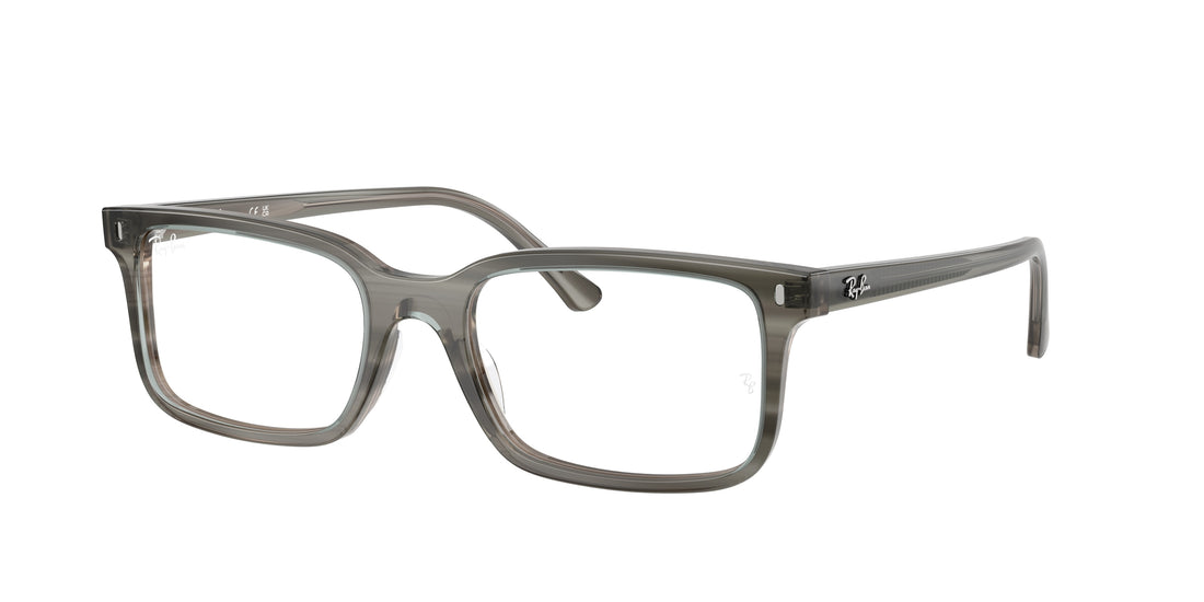 Occhiali da vista ray-ban rx5445 8453 gris square unisex taglia 52mm - Vista principale