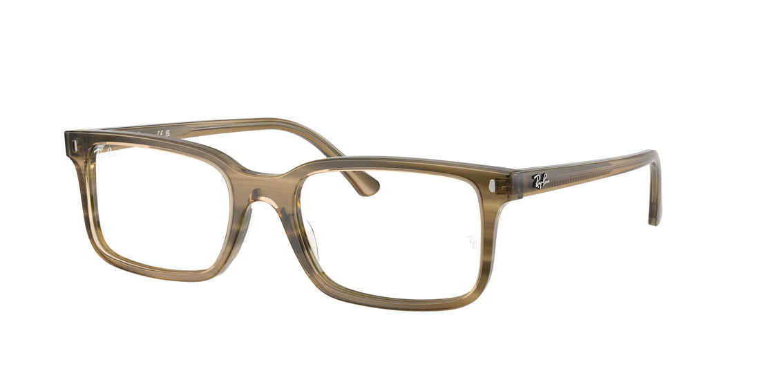 Occhiali da vista ray-ban rx5445 8454 verde square unisex taglia 54mm - Vista principale