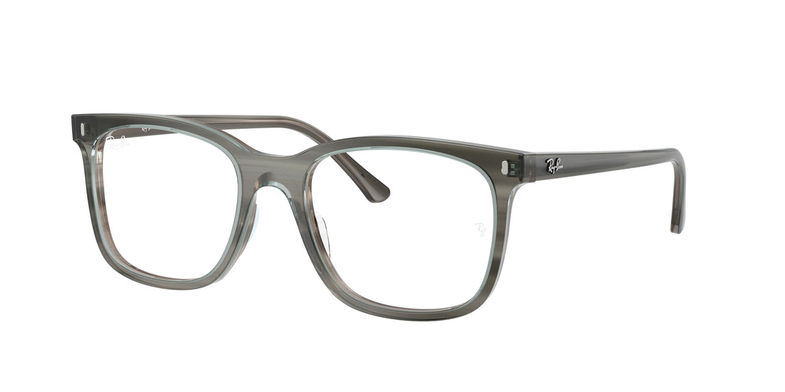Occhiali da vista ray-ban rx5446 8453 gris square unisex taglia 53mm - Vista principale