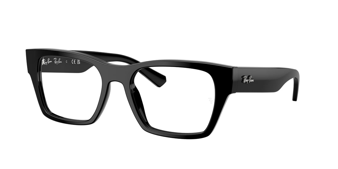 Occhiali da vista ray-ban rx5448 2000 negro irregular unisex taglia 53mm - Vista principale
