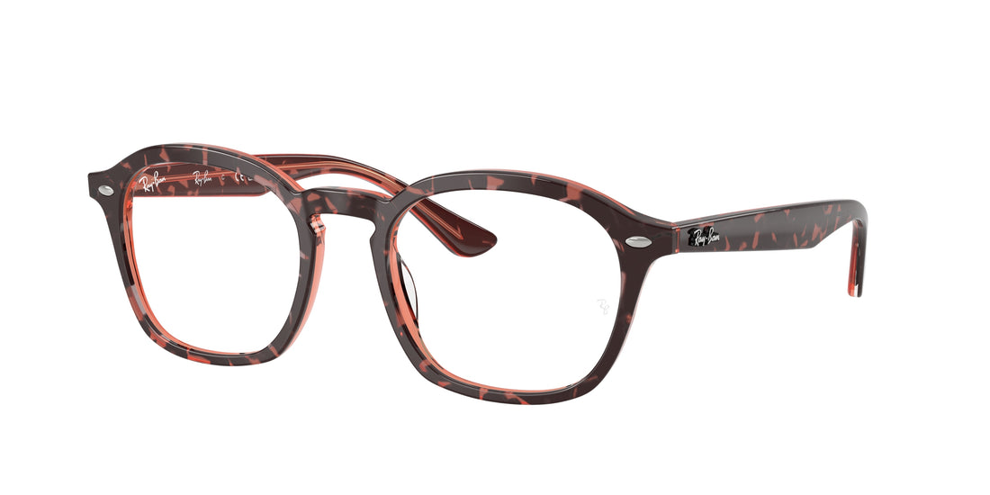 Occhiali da vista ray-ban rx5451 8488 havana square unisex taglia 50mm - Vista principale