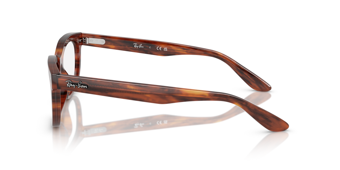 Lunettes de vue ray-ban rx5489 balorette 2144 marrón pillow unisex taille 54mm - Vue détaillée