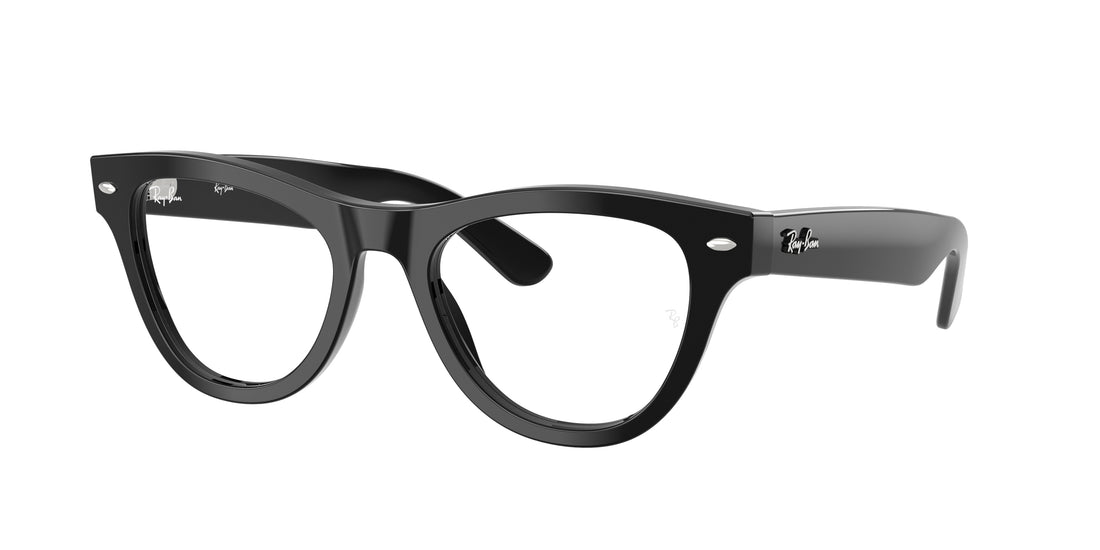 Brillen ray-ban rx5510 2000 negro cat eye femenino größe 52mm - Hauptansicht