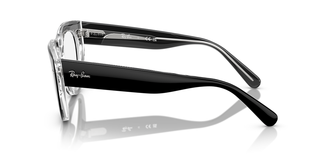Brillen ray-ban rx5586 doreen 2034 negro square femenina größe 50mm - Detailansicht