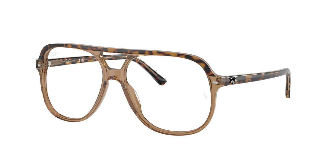 Occhiali da vista ray-ban rx5698 8109 marron square unisex taglia 56mm - Vista principale