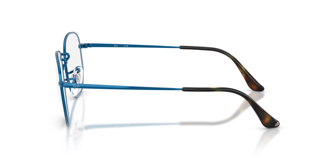Occhiali da vista ray-ban rx6448 hexagonal 2520 azul irregular unisex taglia 48mm - Vista dettagliata