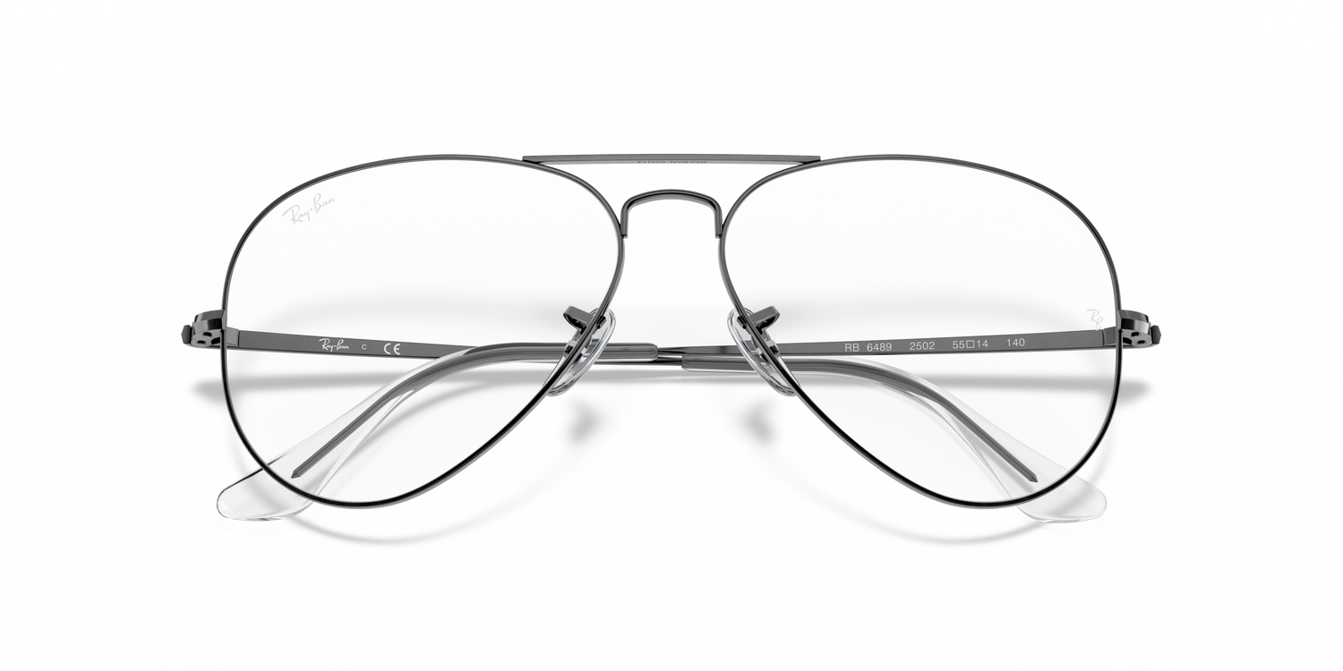 RAY-BAN RX6489 AVIATOR 2502 55