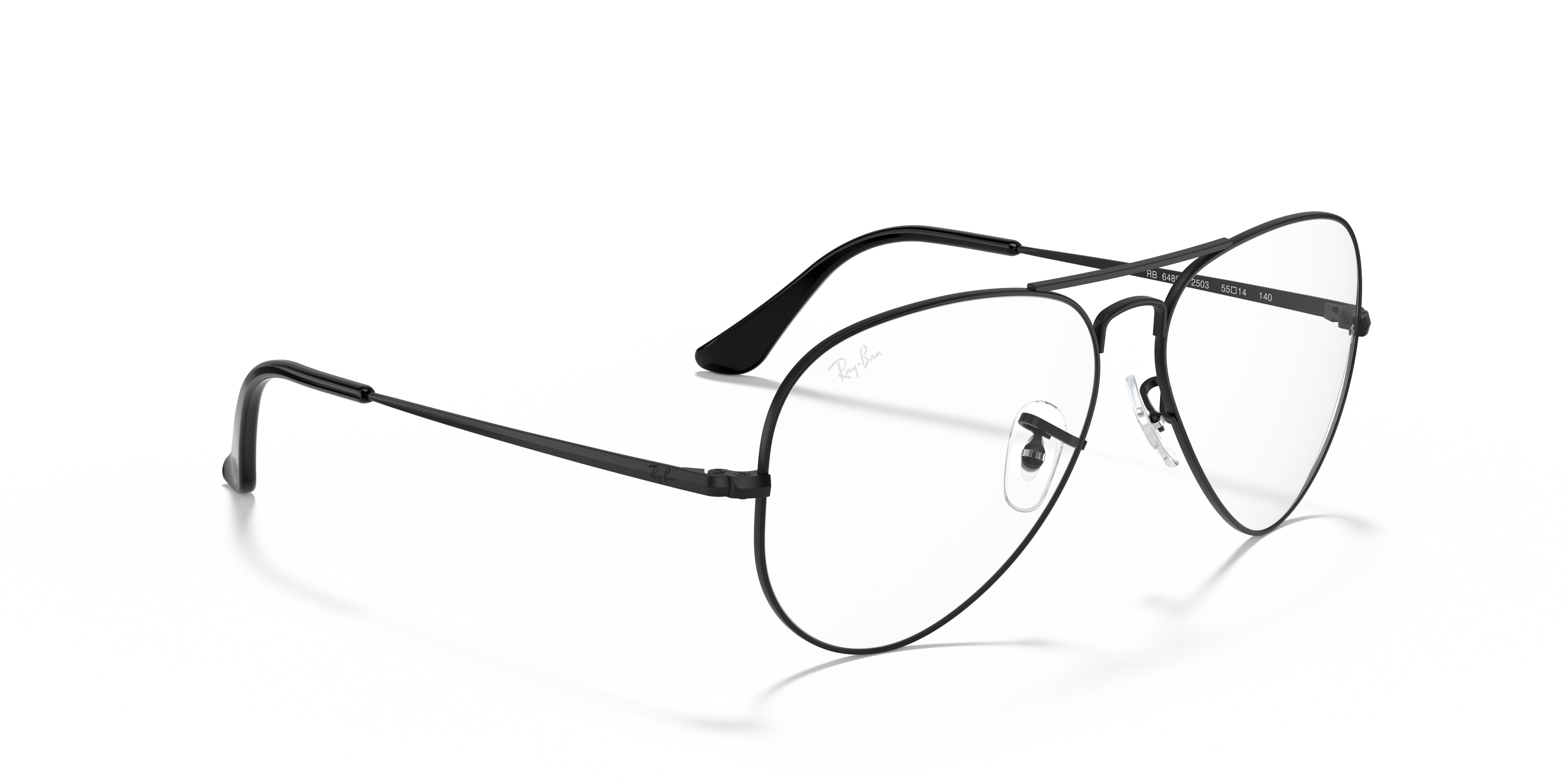 RAY-BAN RX6489 AVIATOR 2503 55