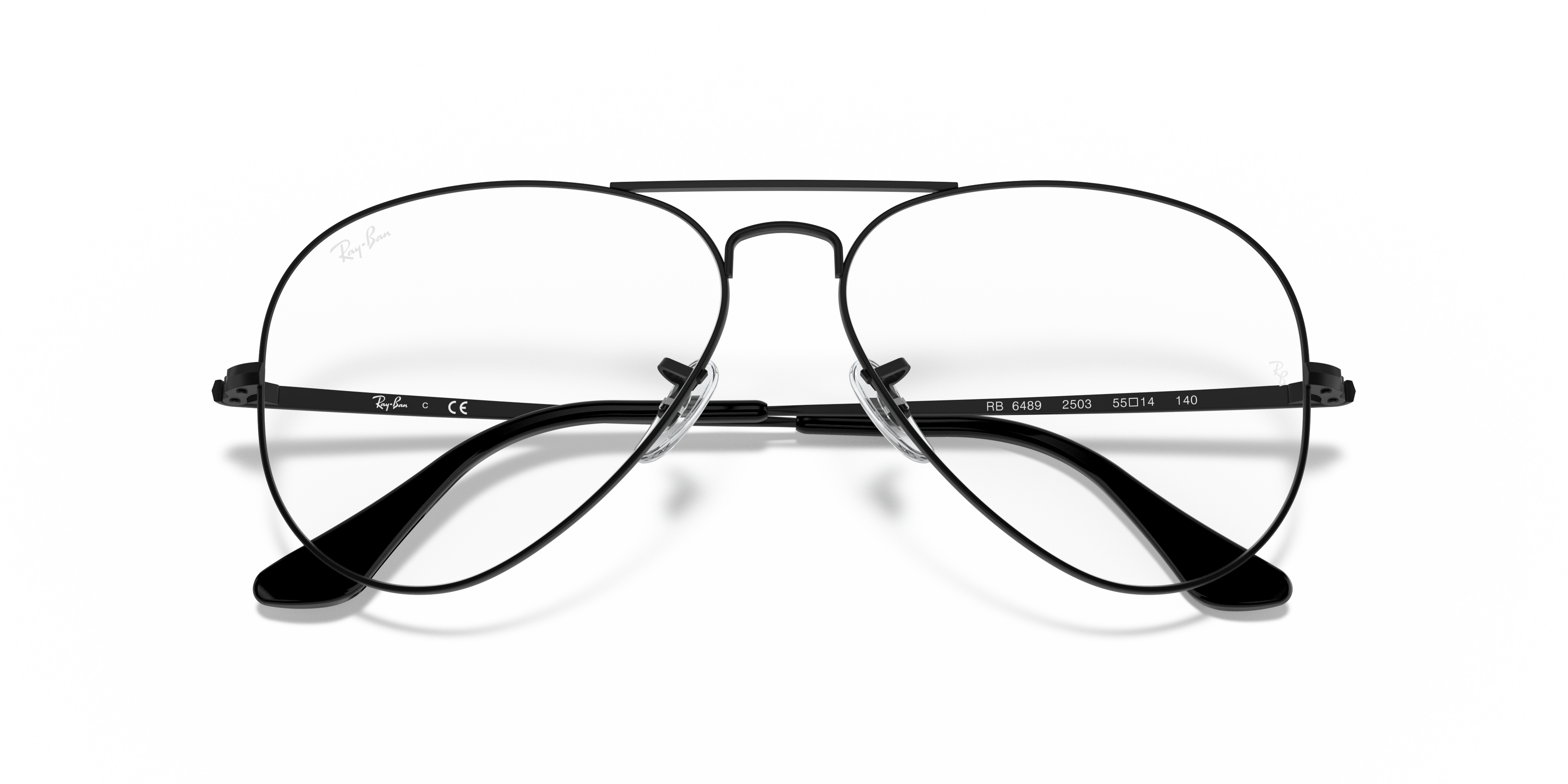 RAY-BAN RX6489 AVIATOR 2503 55