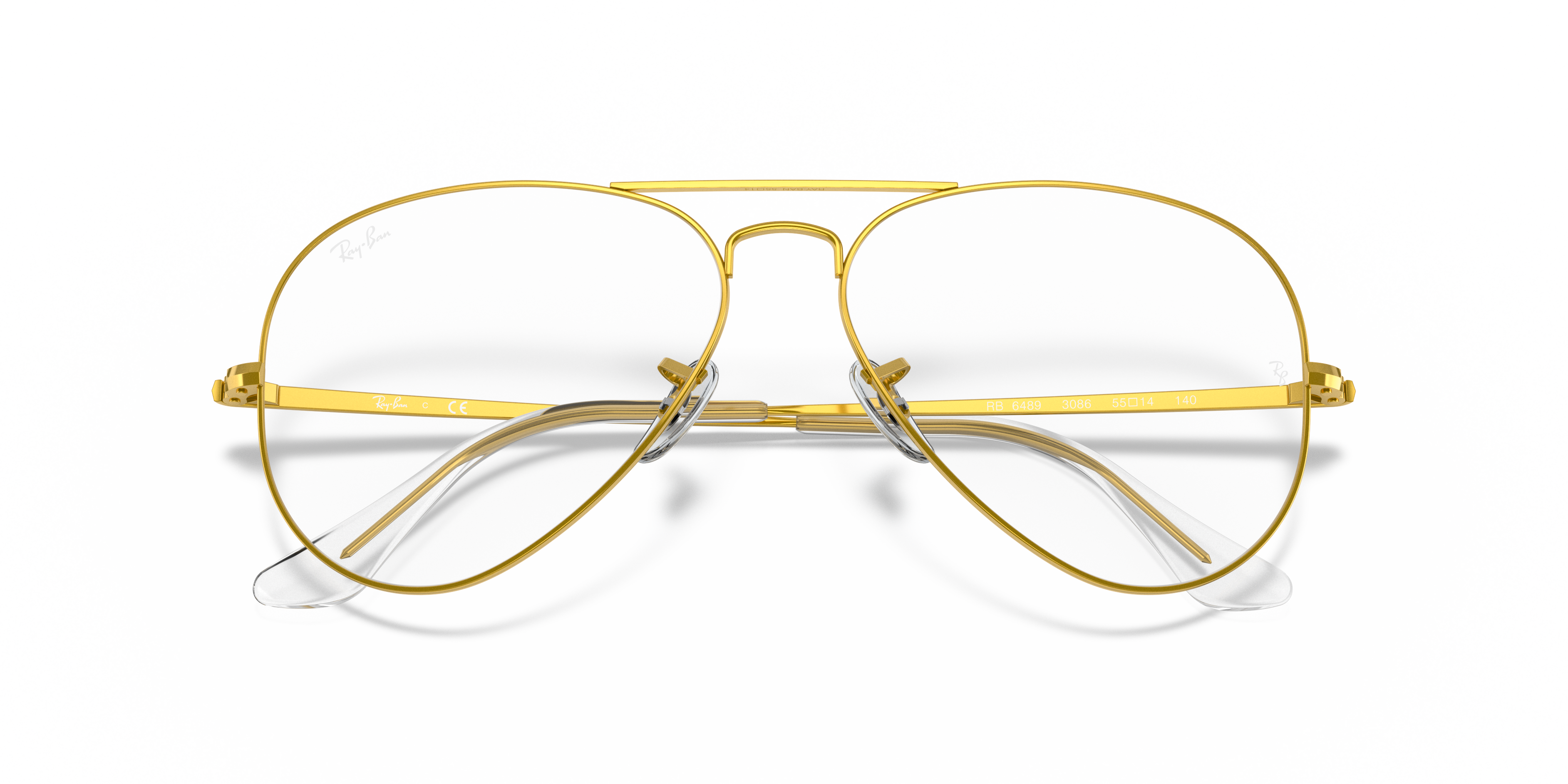 RAY-BAN RX6489 AVIATOR 3086 58