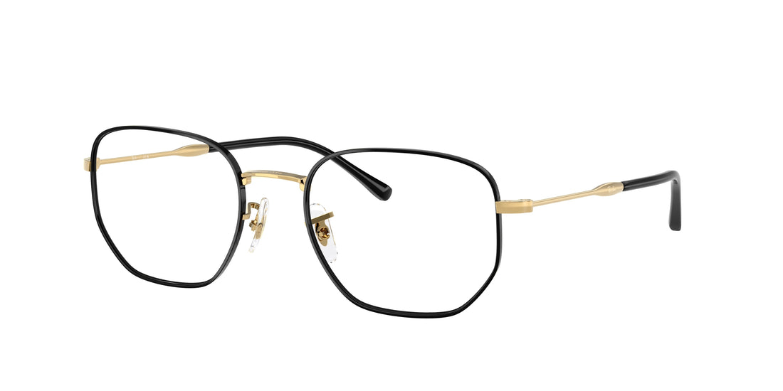 Brillen ray-ban rx6496 3175 negro irregular unisex größe 53mm - Hauptansicht