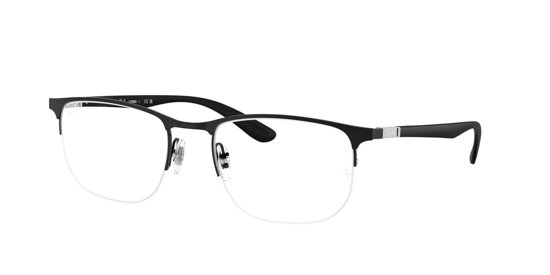 Gafas graduadas ray-ban rx6513 2904 negro irregular unisex talla 53mm - Vista principal