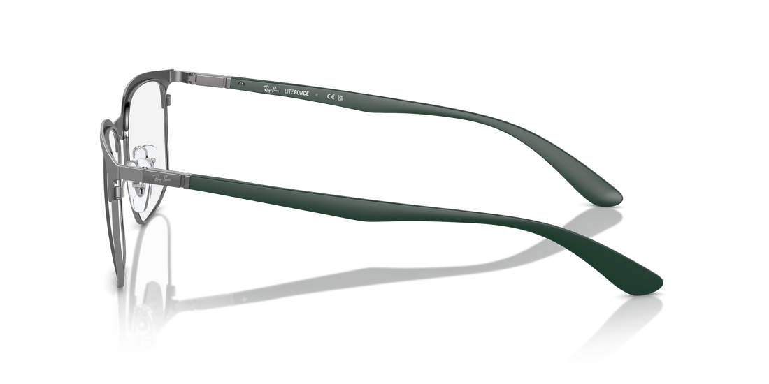 Brillen ray-ban rx6518 2620 gris unisex größe 55mm - Detailansicht