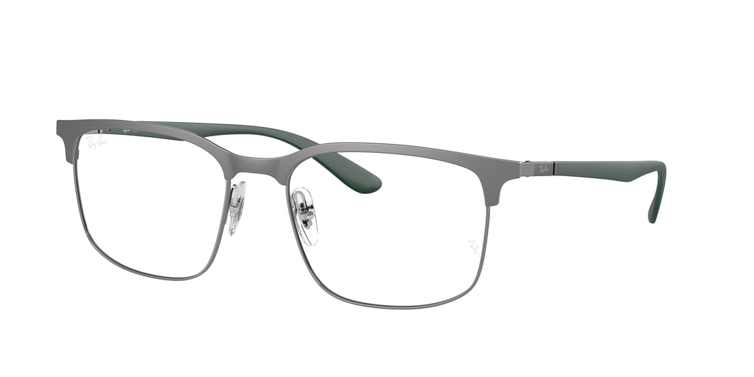 Brillen ray-ban rx6518 2620 gris unisex größe 55mm - Hauptansicht