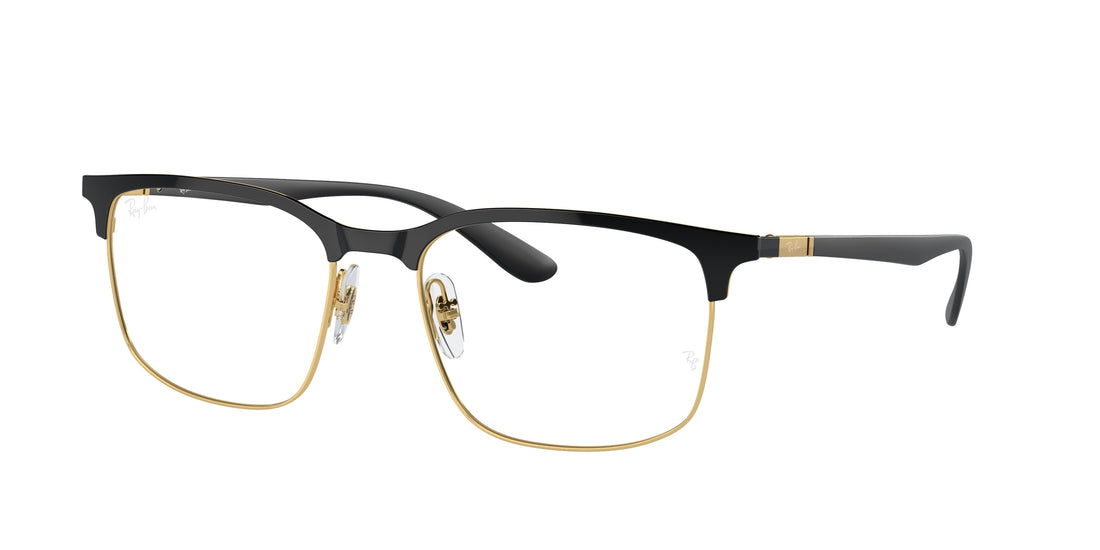Brillen ray-ban rx6518 2890 negro unisex größe 55mm - Hauptansicht