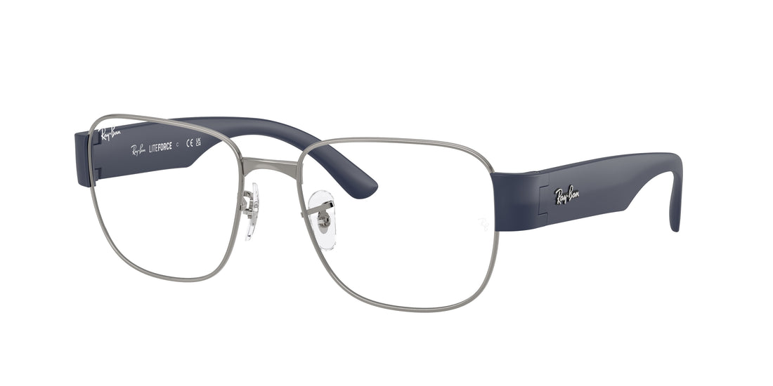 Occhiali da vista ray-ban rx6532 3189 gris square unisex taglia 55mm - Vista principale