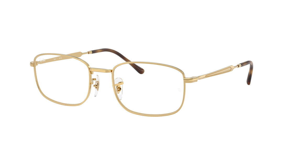 Brillen ray-ban rx6533 2500 oro pillow unisex größe 52mm - Hauptansicht
