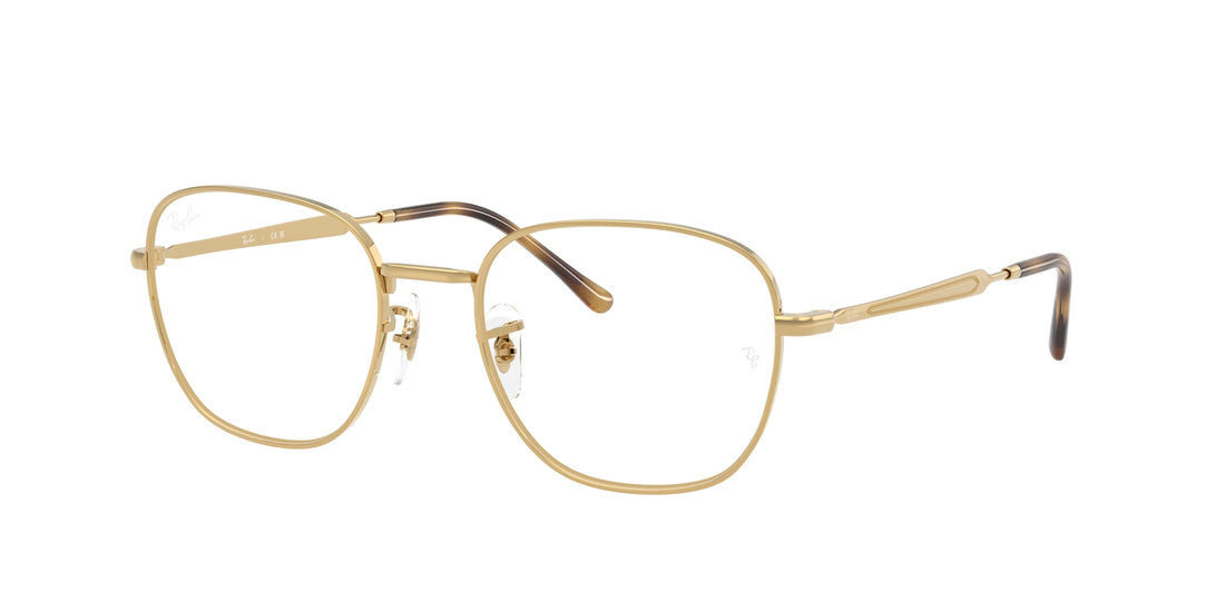 Brillen ray-ban rx6534 2500 oro square unisex größe 51mm - Hauptansicht