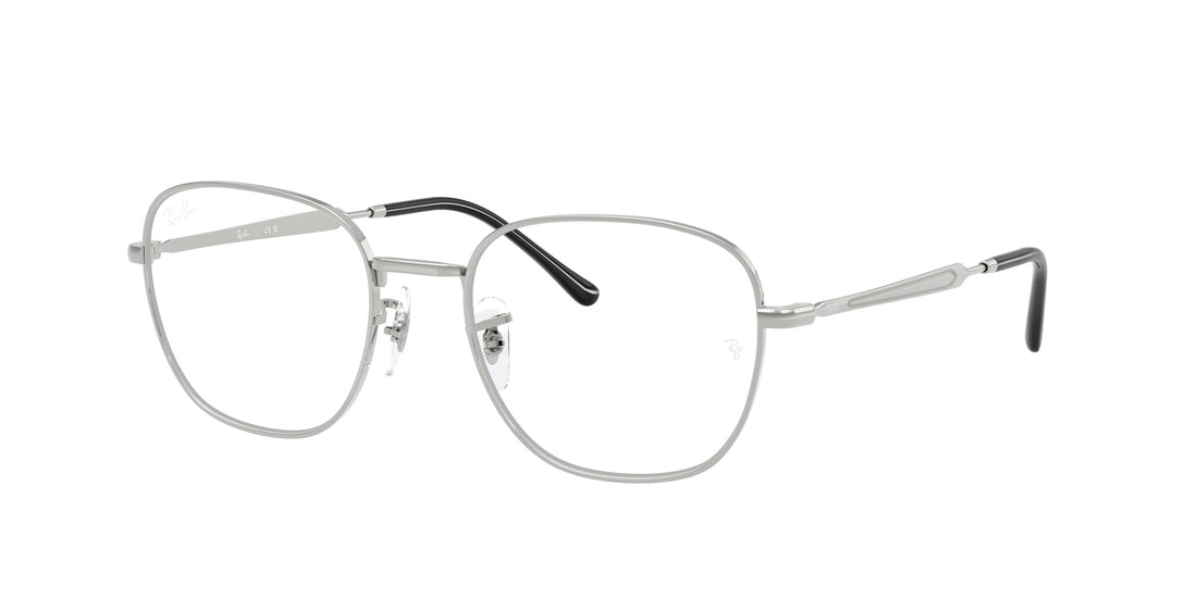 Brillen ray-ban rx6534 2501 plateado square unisex größe 53mm - Hauptansicht