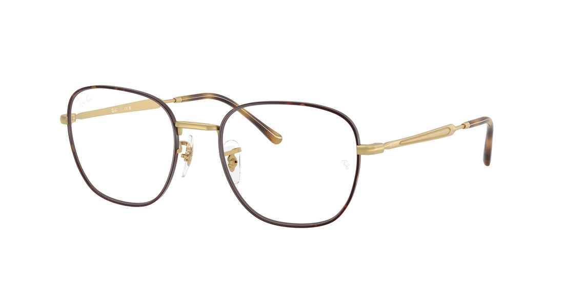 Brillen ray-ban rx6534 3188 havana square unisex größe 51mm - Hauptansicht