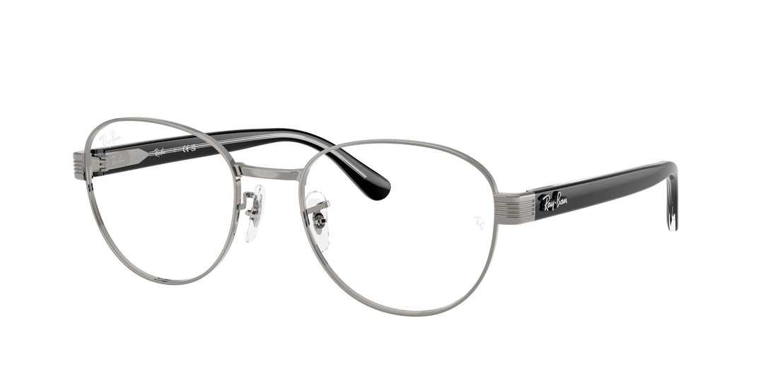 Óculos graduados ray-ban rx6543 2502 gris square unisex tamanho 54mm - Vista principal
