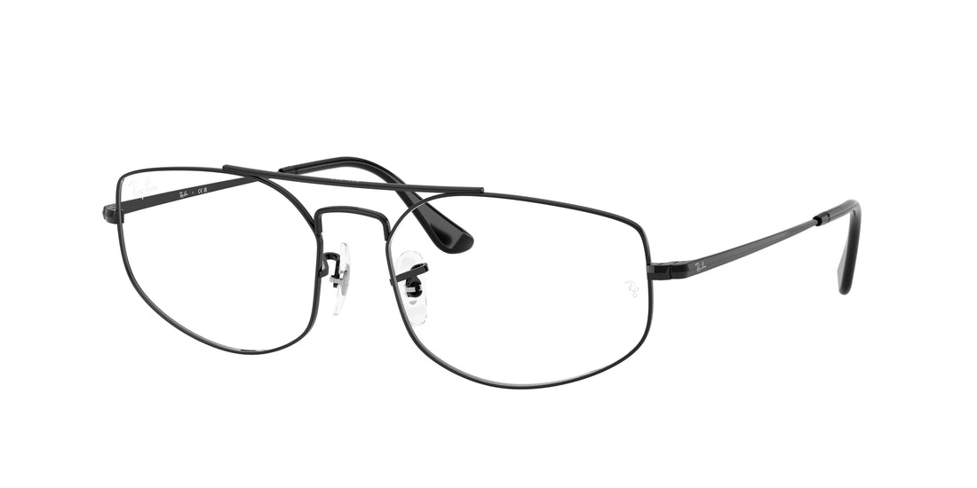 Brillen ray-ban rx6545 explorer 5 2509 negro irregular unisex größe 58mm - Hauptansicht