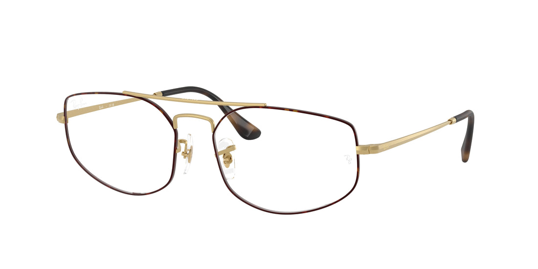 Gafas graduadas ray-ban rx6545 explorer 5 3188 havana irregular unisex talla 56mm - Vista principal