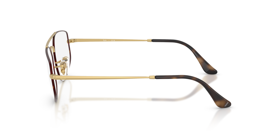 Gafas graduadas ray-ban rx6545 explorer 5 3188 havana irregular unisex talla 56mm - Vista de detalle