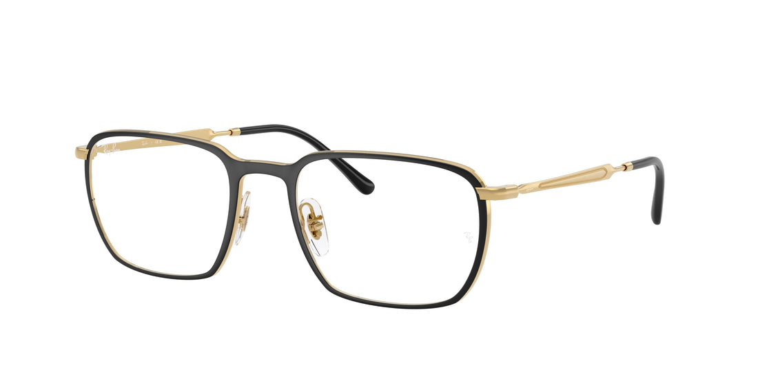 Prescription glasses ray-ban rx6549 2994 azul square unisex size 51mm - Main view