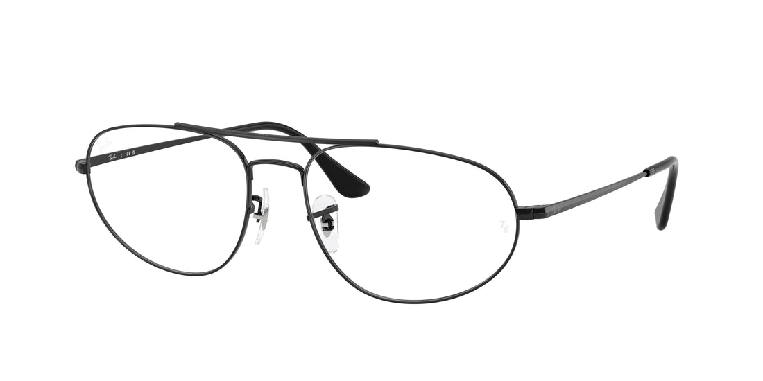 Óculos graduados ray-ban rx6645 2509 negro irregular unisex tamanho 57mm - Vista principal