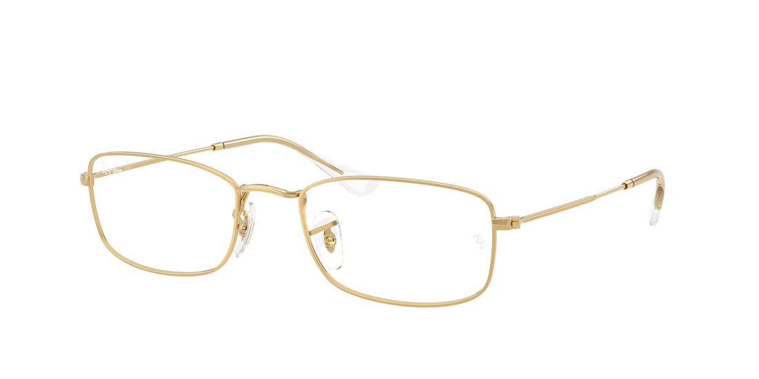 Óculos graduados ray-ban rx6647 2500 dorado irregular unisex tamanho 53mm - Vista principal