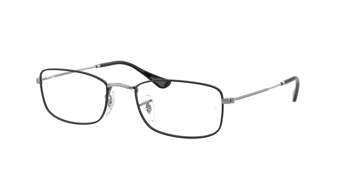 Óculos graduados ray-ban rx6647 3179 negro irregular unisex tamanho 53mm - Vista principal