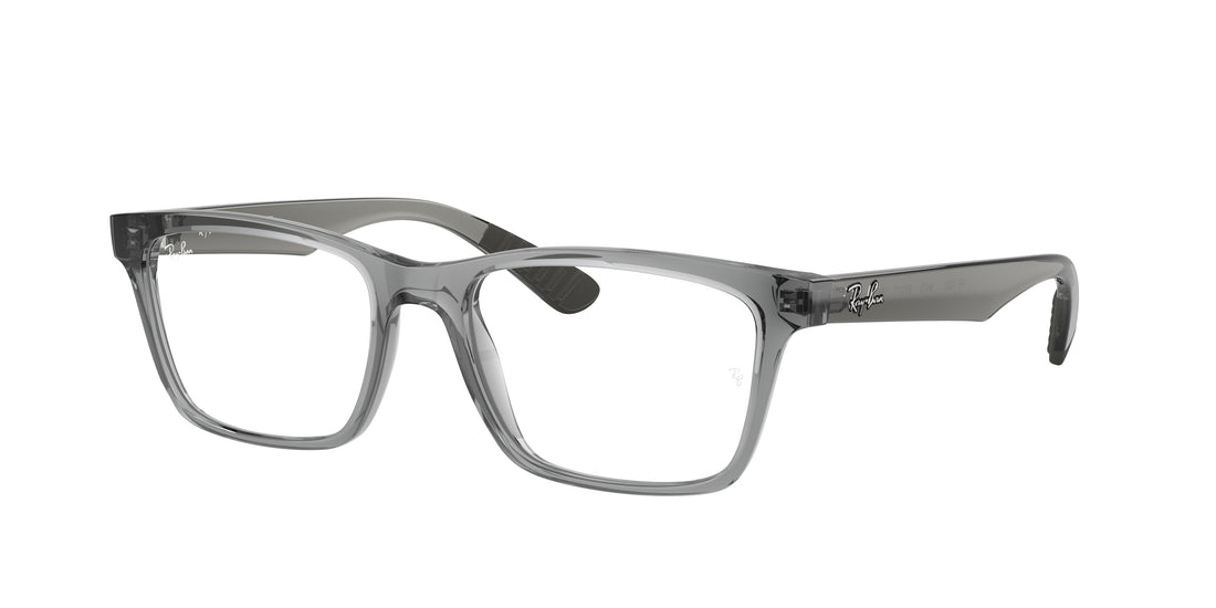 Occhiali da vista ray-ban rx7025 8475 gris square unisex taglia 55mm - Vista principale
