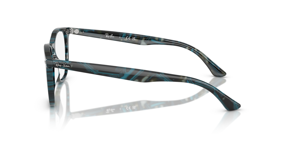 Lunettes de vue ray-ban rx7159 8394 azul pantos unisex taille 52mm - Vue détaillée