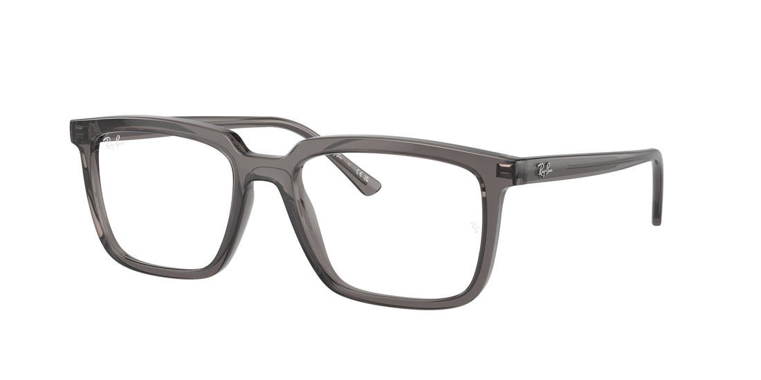 Óculos graduados ray-ban rx7239 alain 8257 gris unisex tamanho 52mm - Vista principal