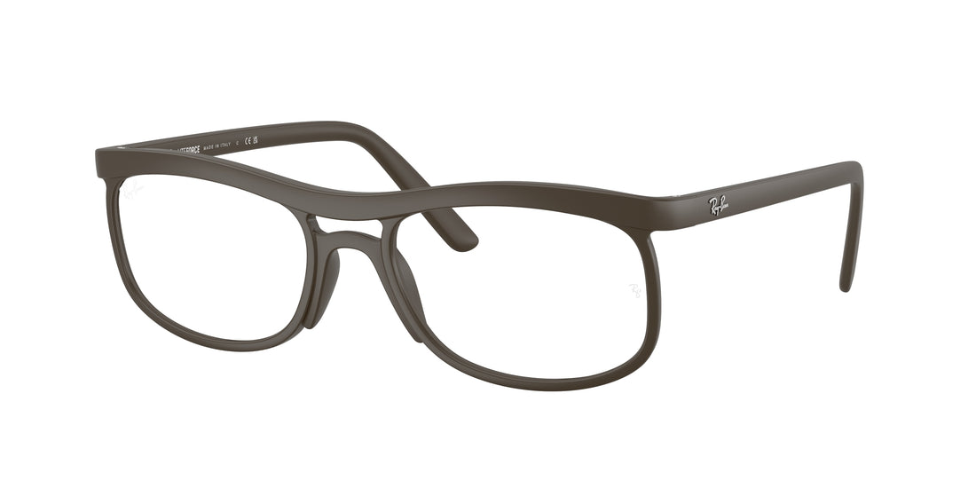 Occhiali da vista ray-ban rx7254 8063 marron pillow unisex taglia 56mm - Vista principale
