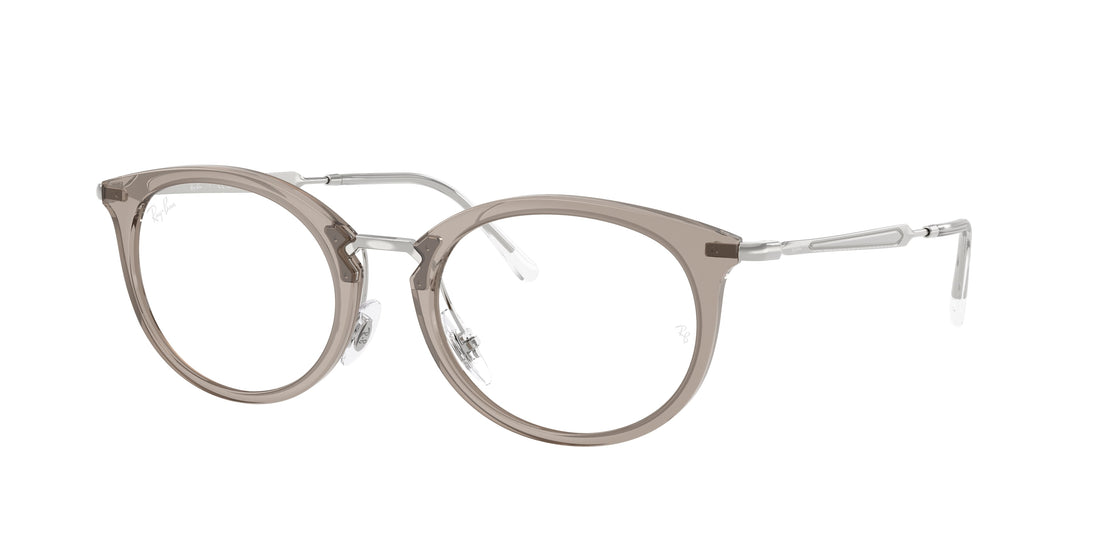 Occhiali da vista ray-ban rx7255 8125 gris oval unisex taglia 51mm - Vista principale