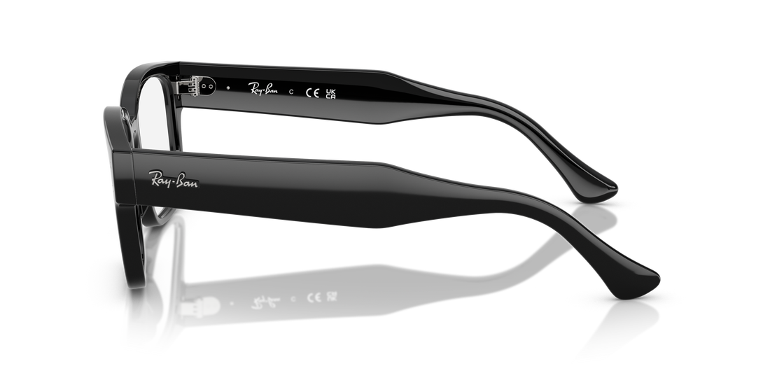 Occhiali da vista ray-ban rx7256 laurene 8260 negro square unisex taglia 53mm - Vista dettagliata